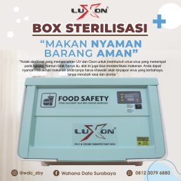 Luxon Kotak Sterilisasi Makanan Sterilizer UV Ultraviolet Ozone O3 Anti Virus Germicial 1