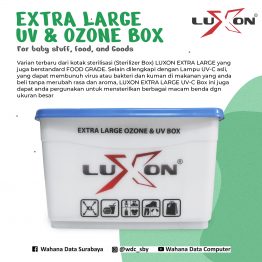 Jual EXTRA LARGE Kotak Sterilisasi Sterilizer UV-C Ozone Box O3 Germicidal LUXON Food Grade Makanan Wahana Data Surabaya (1)